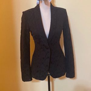 Guess black lace blazer.